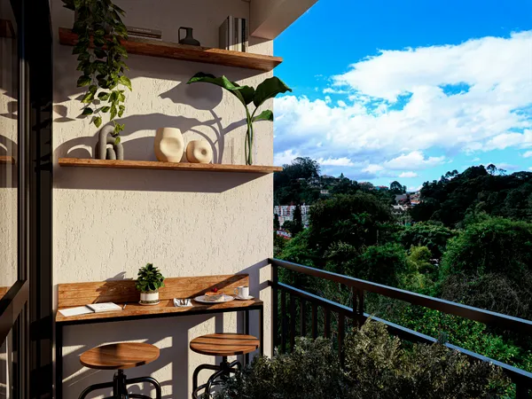 Varanda do apartamento
